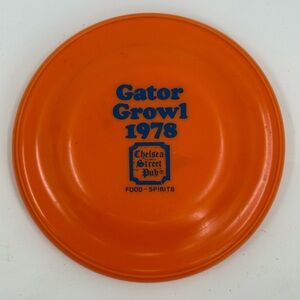 Florida Gators UF‎ 1978 Gator Growl 5.5” Flying Disc Plastic Mini Frisbee VHTF